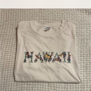 Vintage America White Hawaii Graphic Tee